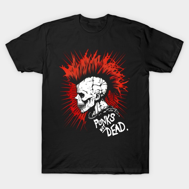 Punks Not Dead T-Shirt by Tshirt Samurai